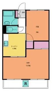 大雄山マンション【2階】の間取り