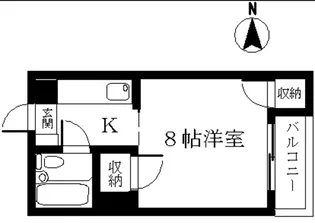 角谷ビル【3階】の間取り