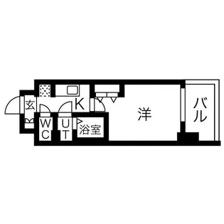 フォーリアライズ大正ノーブル【7階】の間取り