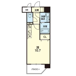 CHAINON壺川【10階】の間取り