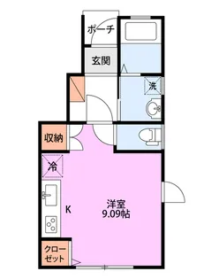 新潟県新潟市中央区水島町【アパート】の間取り