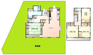 広島県廿日市市宮島口上2【一戸建】の間取り