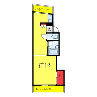 メゾンエーグレット【2階】の間取り