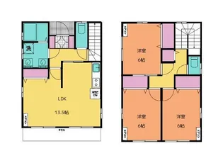 群馬県佐波郡玉村町大字上之手【一戸建】の間取り