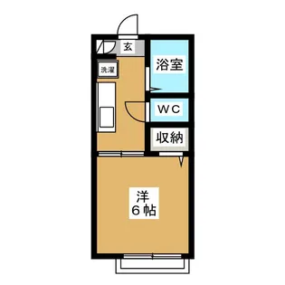 グリーンハイツ【1階】の間取り