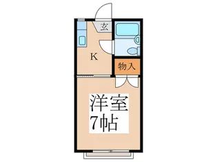 サウスコ-ポ【2階】の間取り