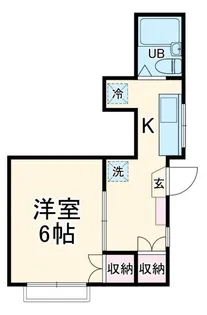 菊池アパート【2階】の間取り
