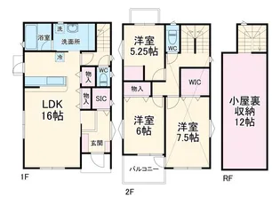千葉県市川市国府台4【一戸建】の間取り