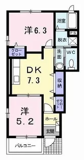 兵庫県加東市社【アパート】の間取り