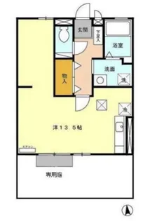 エクレールS【1階】の間取り