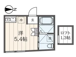 アルシオン根岸【2階】の間取り