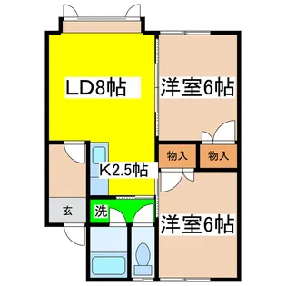 エンドウアウディ【2階】の間取り