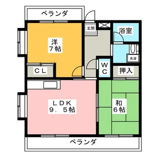 リュミエール【4階】の間取り