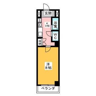 アペックス覚王山【2階】の間取り