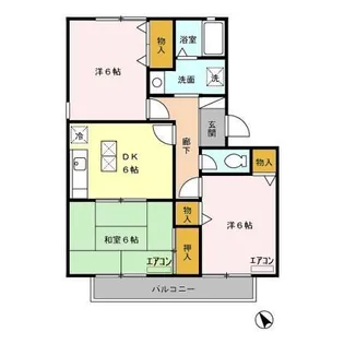 エーデルハイム D【2階】の間取り