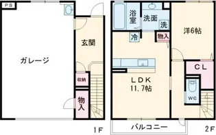 シルフィッド Gの間取り