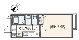 Lハイム弐番館【2階】の間取り