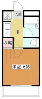 1Kの間取り画像
