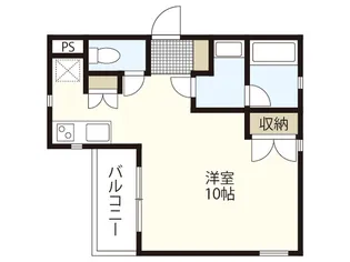 クリスタルコート【1階】の間取り