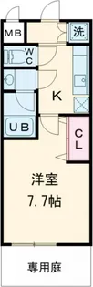 エスパシオ【1階】の間取り