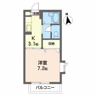 ディアス147【2階】の間取り