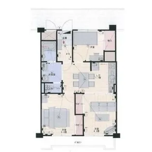 城東マンション【4階】の間取り
