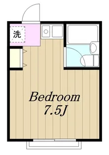 スリーエイト瀬谷【1階】の間取り