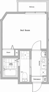 アイリス川崎【1階】の間取り