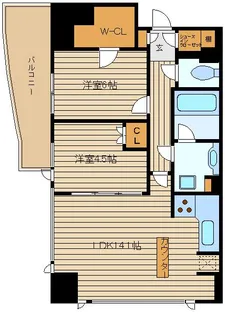 シティタワー大泉学園【13階】の間取り