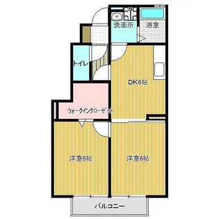 山形県山形市南館西【アパート】の間取り