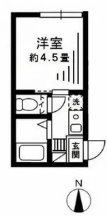グローリア菊名【1階】の間取り