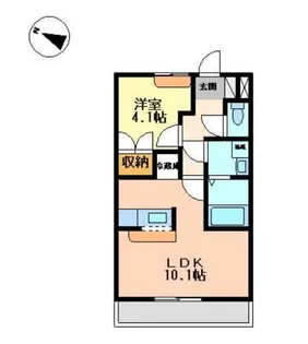 ボーヤハイム【1階】の間取り