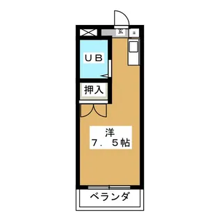 アーバンハイツNY【1階】の間取り