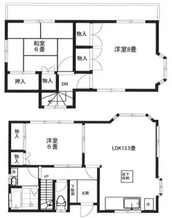 埼玉県さいたま市見沼区大字大谷【一戸建】の間取り