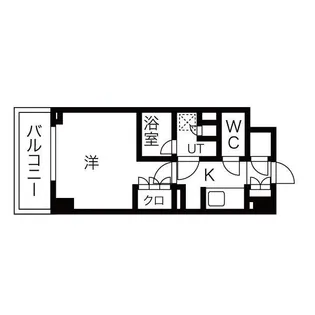 シーズンフラッツ高田馬場リバーサイドノース【4階】の間取り