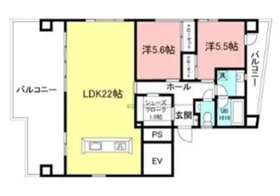 TSビル【6階】の間取り