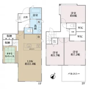 埼玉県さいたま市南区大字大谷口【一戸建】の間取り