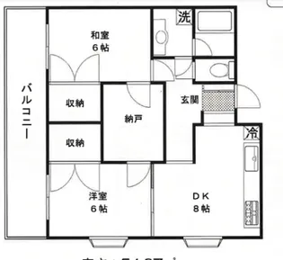 東京都練馬区富士見台2【マンション】の間取り