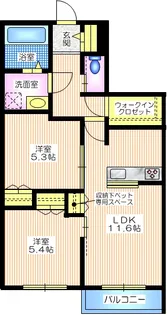 maison de 風花【1階】の間取り