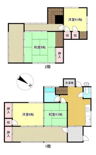 静岡県伊東市鎌田【一戸建】の間取り