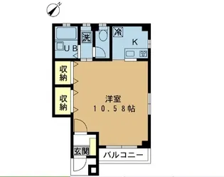 1Kの間取り画像