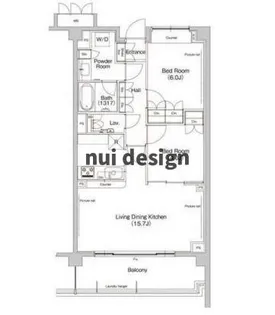 東京都新宿区新宿7【マンション】の間取り
