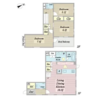 Terraneaの間取り