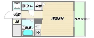 大阪府大阪市淀川区田川3【マンション】の間取り