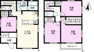 埼玉県さいたま市西区三橋6【一戸建】の間取り