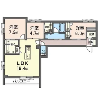 アデーレ尾山台【2階】の間取り