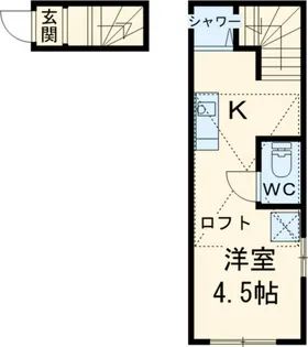 サークルハウス谷在家【2階】の間取り