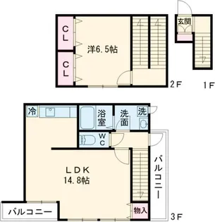 ヴィラ・プルミエールの間取り