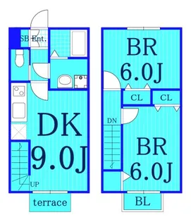 プランドール横濱II【1階】の間取り