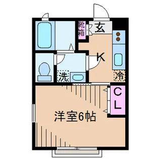 シェモアII【1階】の間取り